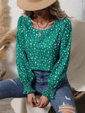 Green Long Sleeve Blouse