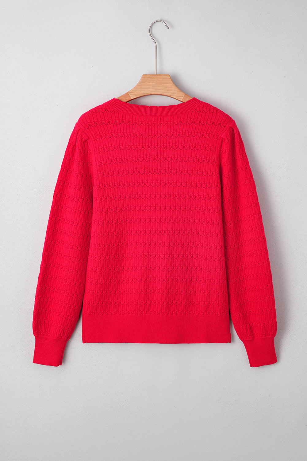 Nellie Knit Ribbed Cuffs Sweater-3