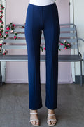 Navy Straight Leg Pants