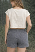 Double Zero Striped Shorts
