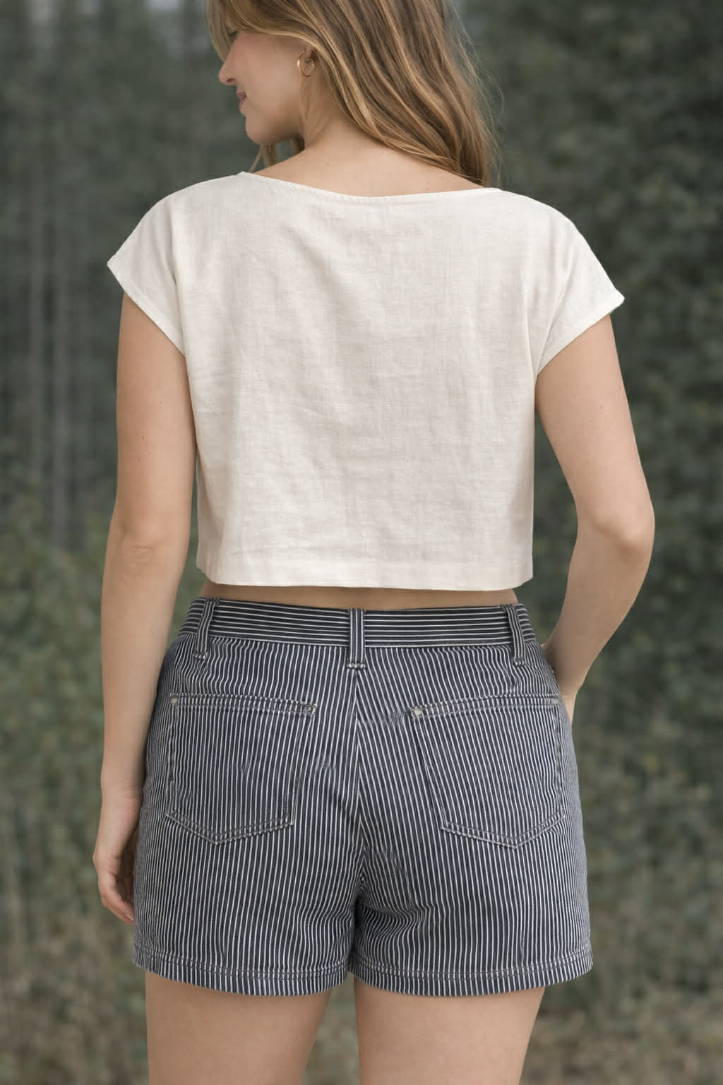 Double Zero Striped Shorts